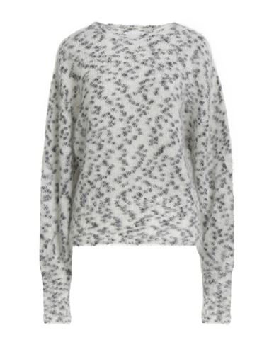 Majestic Filatures Woman Sweater Black Size 1 Mohair Wool, Polyamide, Merino Wool, Elastane In Gray