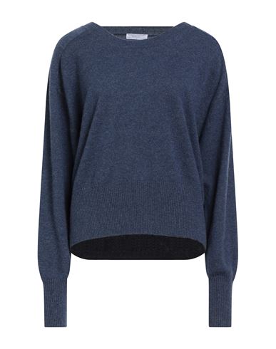 Majestic Filatures Woman Sweater Navy Size 4 Cashmere In Blue