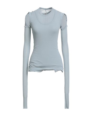 Rick Owens Woman Sweater Sky Blue Size 4 Viscose, Silk In Blue
