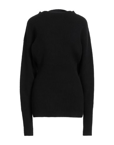 Rick Owens Woman Turtleneck Black Size S Virgin Wool In Black