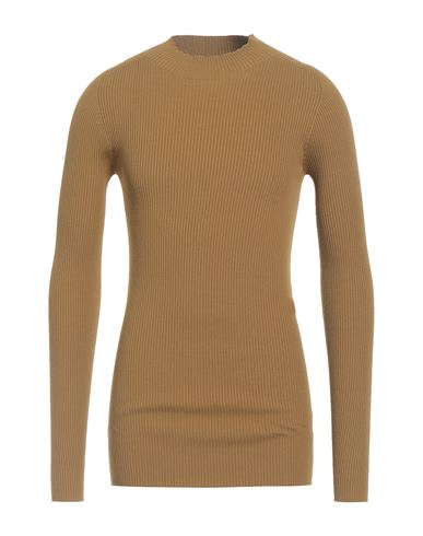 Rick Owens Man Sweater Khaki Size M Viscose, Polyester In Brown