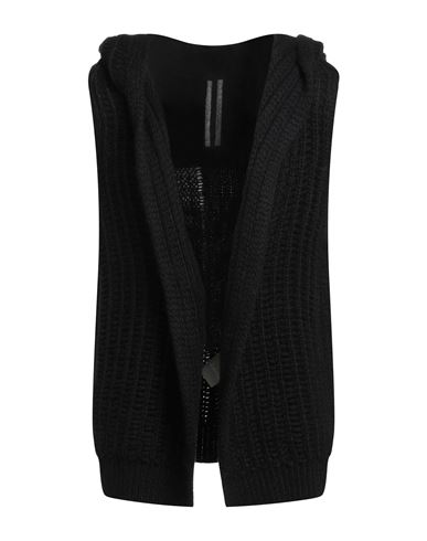 Rick Owens Man Cardigan Black Size M Cashmere, Silk