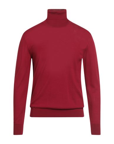 Roberto Collina Man Turtleneck Red Size 44 Wool In Red