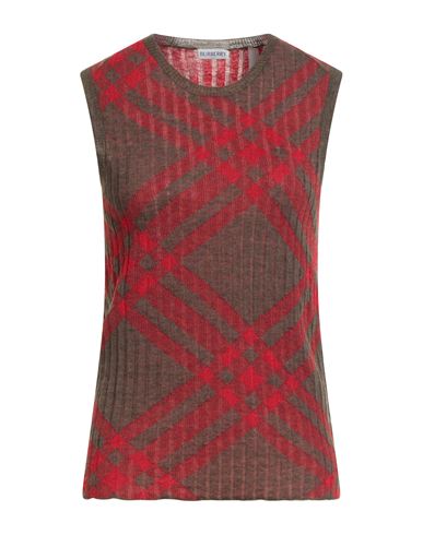 Burberry Prorsum Woman Sweater Red Size M Polyamide, Mohair Wool, Wool