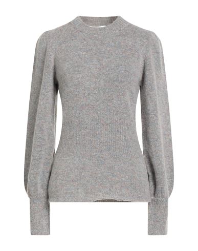 Suoli Woman Sweater Grey Size 8 Synthetic Fibers, Wool, Mohair Wool In Gray