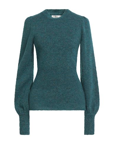 Suoli Woman Sweater Deep Teal Size 6 Synthetic Fibers, Wool, Mohair Wool In Green
