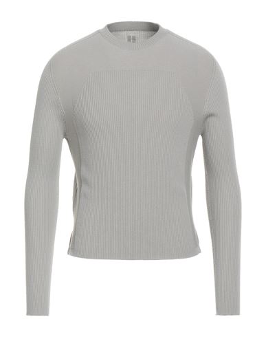 Rick Owens Man Sweater Grey Size M Virgin Wool In Gray