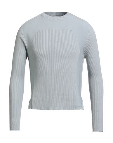 Rick Owens Man Sweater Sky Blue Size L Virgin Wool