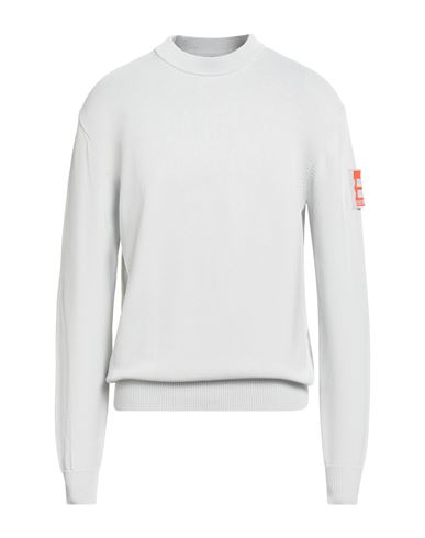 Napapijri Man Sweater Sky Blue Size M Polyamide In White
