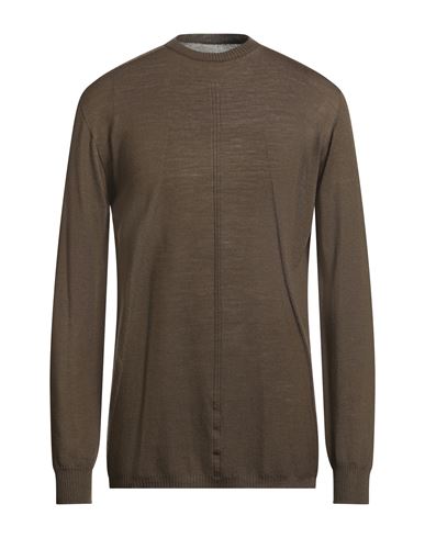 Rick Owens Man Sweater Military Green Size M Virgin Wool