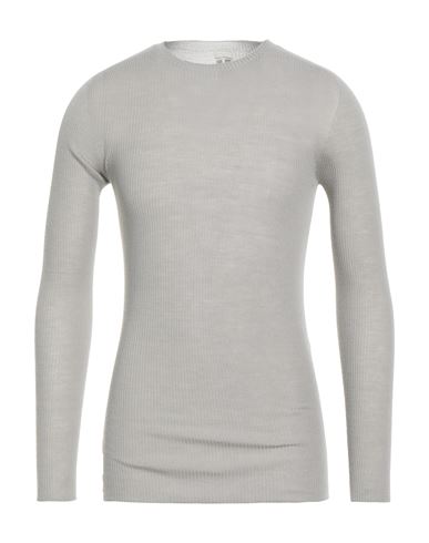 Rick Owens Man Sweater Grey Size M Virgin Wool In Gray