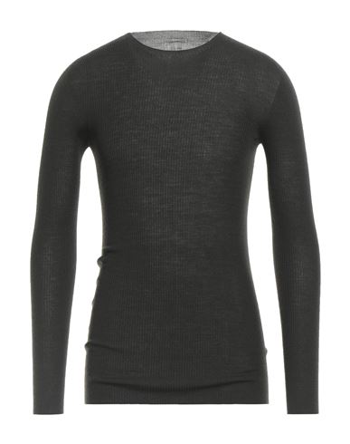 Rick Owens Man Sweater Dark Green Size M Virgin Wool