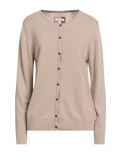 Barbour Woman Cardigan Beige Size 10 Wool, Viscose, Polyamide, Cashmere In Neutral