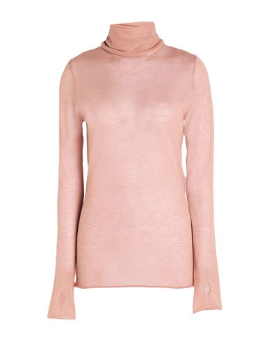 Tom Ford Woman Turtleneck Blush Size S Cashmere, Silk In Neutral