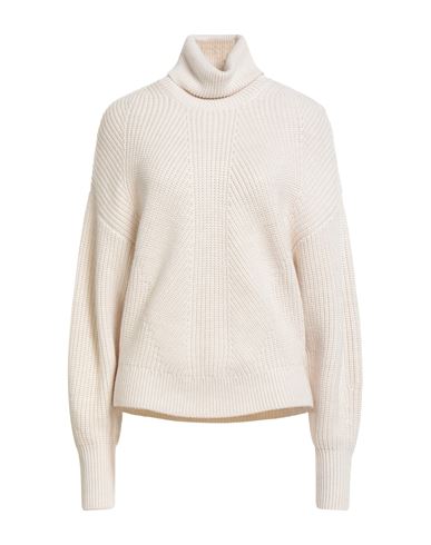 Majestic Filatures Woman Turtleneck Ivory Size 1 Merino Wool In White
