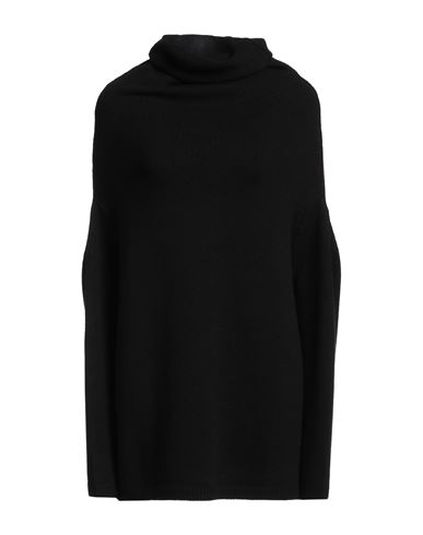 Rick Owens Woman Turtleneck Black Size M Cashmere In Black