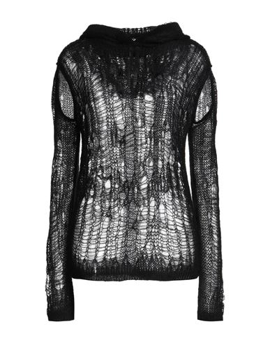 Rick Owens Spider Hoodie Sweaters And Cardigans Black In Black