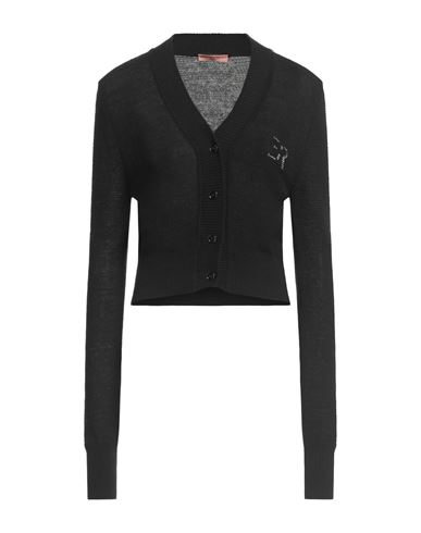Ermanno Scervino Life Woman Cardigan Black Size S Merino Wool, Viscose, Cashmere, Polyamide In Black