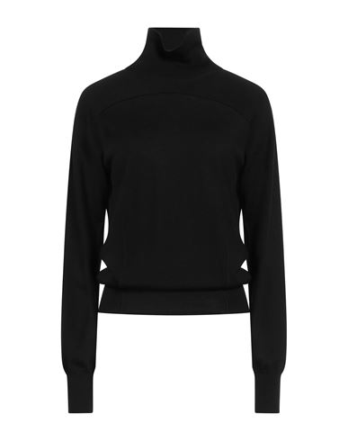 Tom Ford Woman Turtleneck Black Size M Virgin Wool In Black