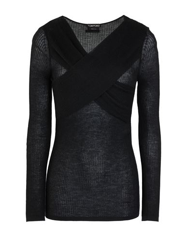 Tom Ford Woman Sweater Black Size S Cashmere, Silk