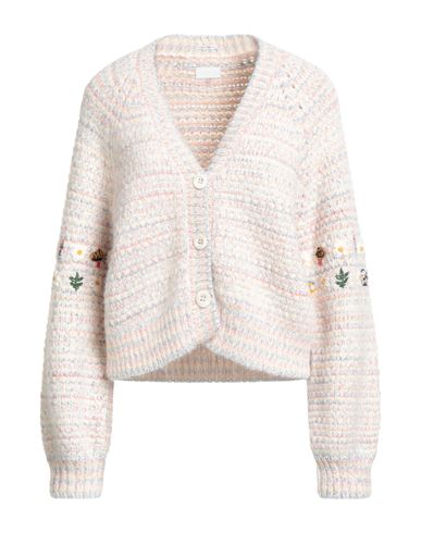 Mother Woman Cardigan Ivory Size L Alpaca Wool, Wool, Cotton, Polyamide
