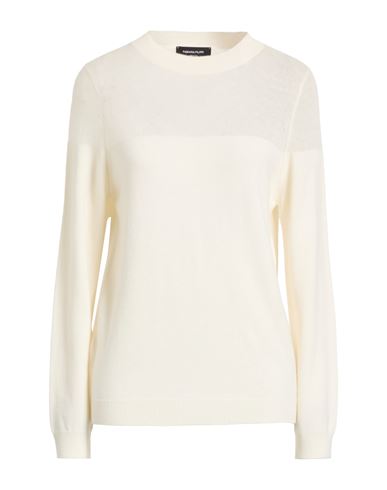 Fabiana Filippi Woman Sweater Ivory Size 6 Virgin Wool, Silk, Cashmere, Mohair Wool, Alpaca Wool In Multi