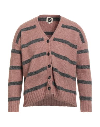 Bsbee Man Cardigan Antique Rose Size S Baby Alpaca Wool, Polyamide, Wool In Pink
