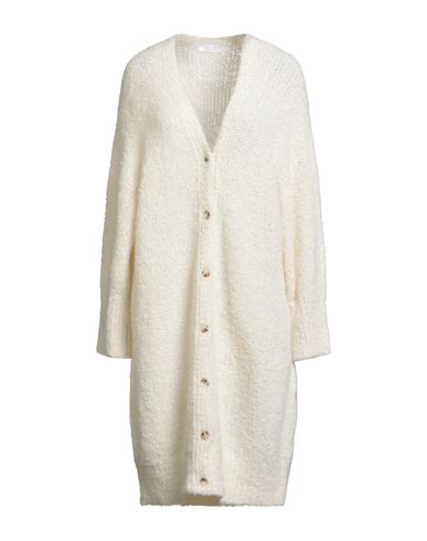 Majestic Filatures Woman Cardigan Ivory Size 1 Alpaca Wool, Recycled Polyamide, Polyamide