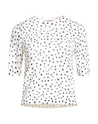 Max Mara Studio Woman Sweater Off White Size M Wool, Silk In White