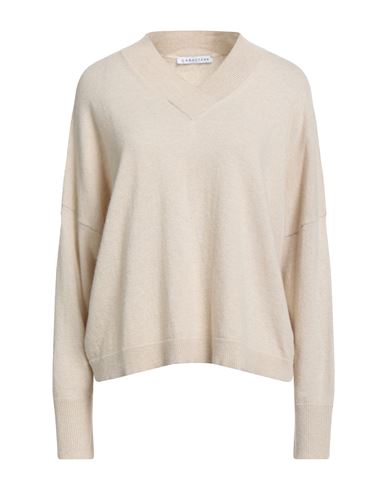 Caractere Caractère Woman Sweater Beige Size M Viscose, Polyamide, Wool, Cashmere In Neutral