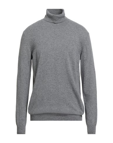 Avignon Man Turtleneck Grey Size L Wool, Viscose, Polyamide, Cashmere In Gray