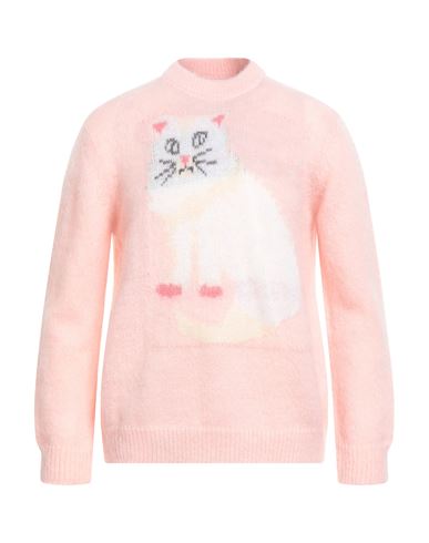Magliano Cat Intarsia Sweater In Pink