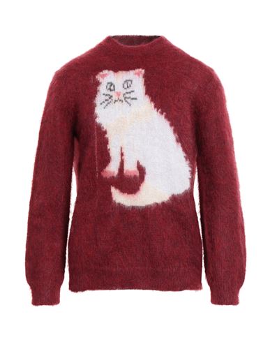 Magliano Man Sweater Burgundy Size S Mohair Wool, Polyamide, Wool In Red