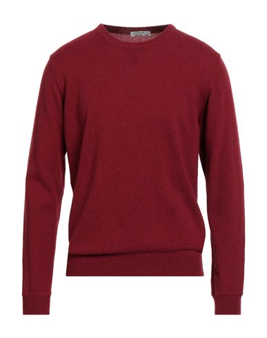 Avignon Man Sweater Red Size M Wool, Viscose, Polyamide, Cashmere In Red