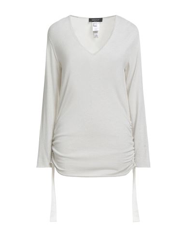 Fabiana Filippi Woman Sweater Light Grey Size 10 Merino Wool, Polyamide, Polyester In Gray