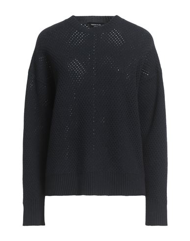 Fabiana Filippi Woman Sweater Midnight Blue Size M Merino Wool, Silk, Cashmere, Ecobrass In Blue