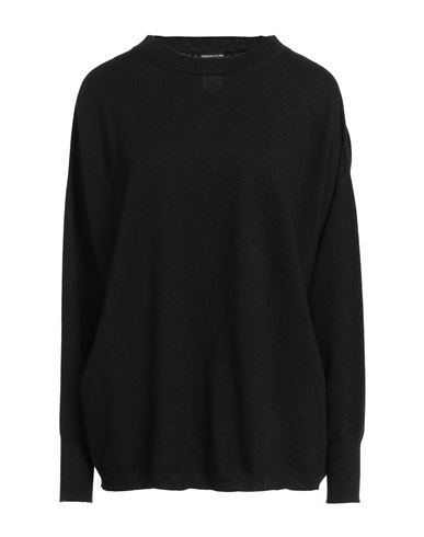Fabiana Filippi Woman Sweater Black Size M Merino Wool, Viscose, Silk, Cashmere, Polyester In Black