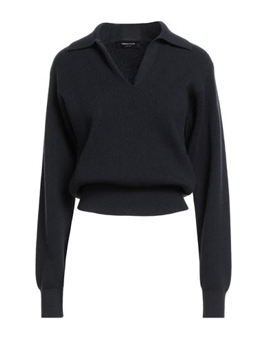 Fabiana Filippi Woman Sweater Midnight Blue Size 10 Virgin Wool, Viscose, Silk, Cashmere, Polyester In Blue