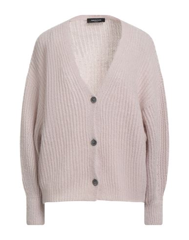 Fabiana Filippi Woman Cardigan Antique Rose Size 8 Mohair Wool, Alpaca Wool, Polyamide In Pink