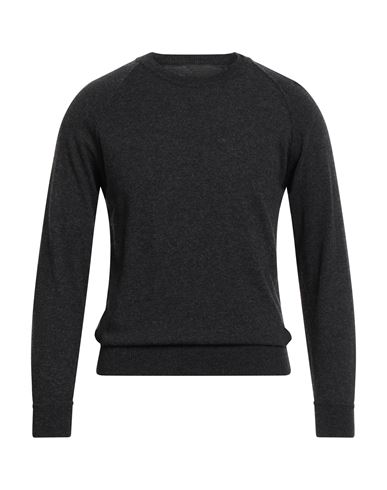Bl'ker Man Sweater Charcoal Size M Wool, Cashmere In Gray