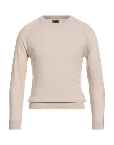 Bl'ker Man Sweater Cream Size S Wool, Cashmere In Neutral