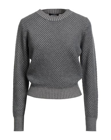 Fabiana Filippi Woman Sweater Grey Size 8 Virgin Wool, Silk, Cashmere In Gray