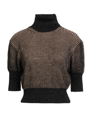 Croche Crochè Woman Turtleneck Camel Size M Acrylic, Synthetic Fibers, Viscose, Wool, Alpaca Wool