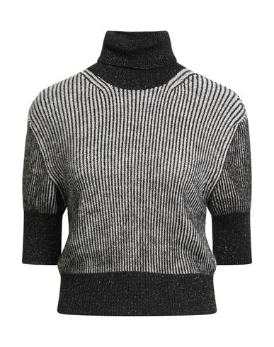 Croche Crochè Woman Turtleneck White Size S Acrylic, Synthetic Fibers, Viscose, Wool, Alpaca Wool