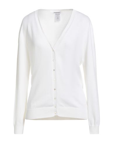 Gran Sasso Woman Cardigan White Size 12 Cotton