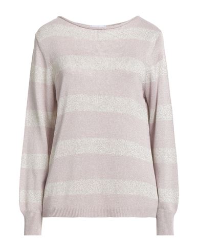 Gran Sasso Woman Sweater Antique Rose Size 16 Viscose, Polyester, Metallic Polyester In Pink