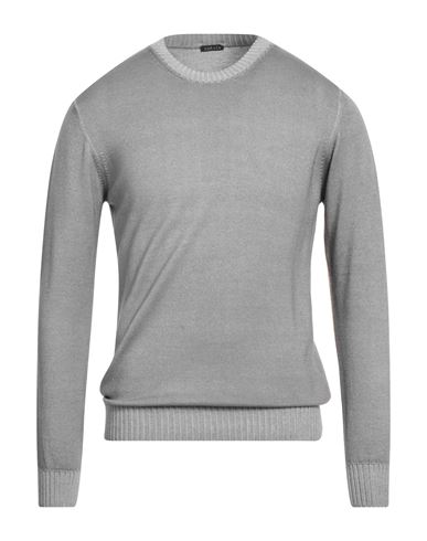 Retois Man Sweater Grey Size L Merino Wool In Gray