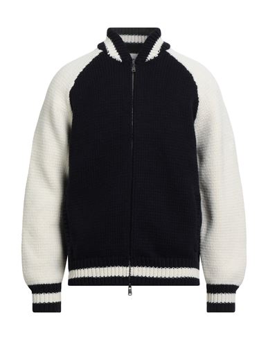 Circolo 1901 Man Cardigan Midnight Blue Size L Wool, Polyamide In Blue