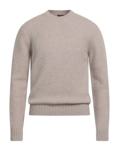 Herno Man Sweater Light Grey Size 40 Alpaca Wool, Polyamide, Wool In Neutral