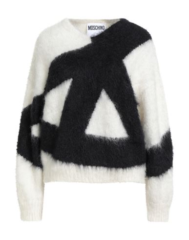 Moschino Couture Woman Sweater Black Size 4 Mohair Wool, Polyamide, Virgin Wool